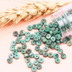 Natural Stone Heishi Beads for Necklace Making, 4 mm x 2 mm Small Flat Round - Image 7