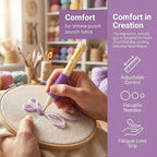 Punch Needle Kit, Embroidery Needle Punch - Image 5