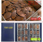 108 Pockets Pressed Penny Collecting Album Book, Portable Smashed Pressed Penny - Image 6