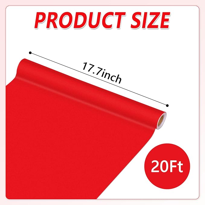Qyeahkj 17.7in x 20ft Bulletin Board Paper Roll Bulletin Board Background Paper - Image 2