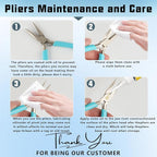 4 Pack Jewelry Making Pliers Tools Set, Jewelry Making Needle Nose Chain Nose - Image 5
