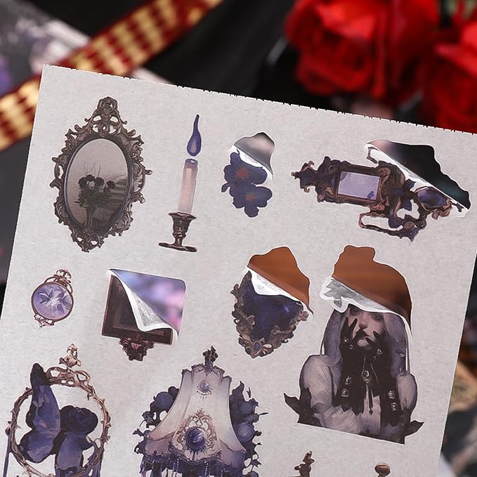 Vintage Scrapbook Stickers, Ephemera Sticker Book - Image 4