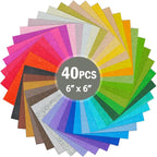 40PCS Felt Fabric Sheets Craft by Loyisal