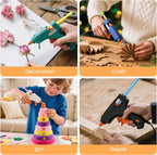 72 Pack Colored Hot Glue Sticks Bulk, 8 x 0.27in 12 Colors Hot Glue Sticks Mini - Image 5