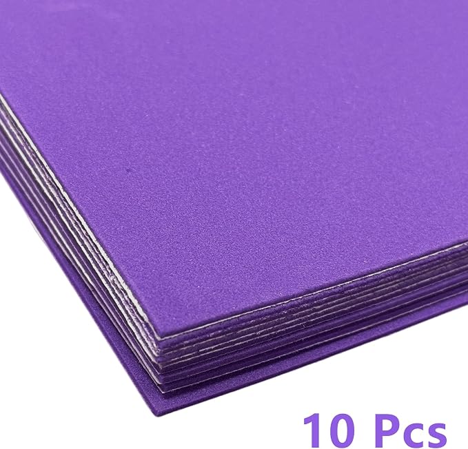 Adhesive Foam Sheets, 7x11.3 Inch Craft Eva Foam Sheets, 2mm Thick 10 Pcs - Image 2