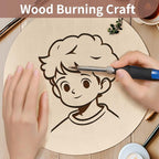 12 Inch Unfinished Wood Circles - Image 7