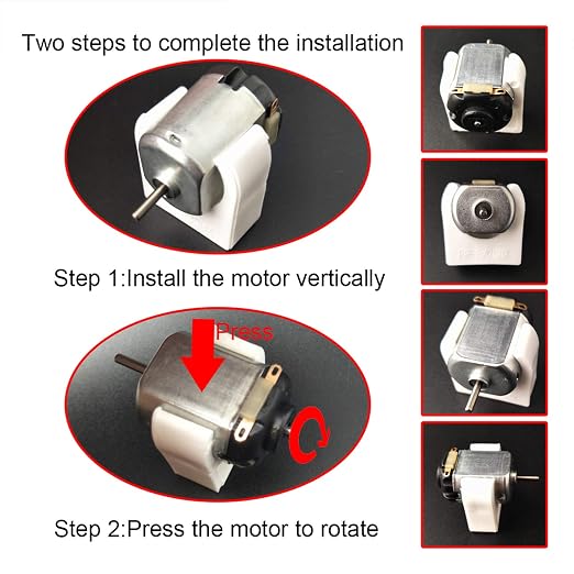 EUDAX 18 Set DC Motors Kit, Mini Electric 1.5-3V 24000RPM Hobby Motor - Image 4