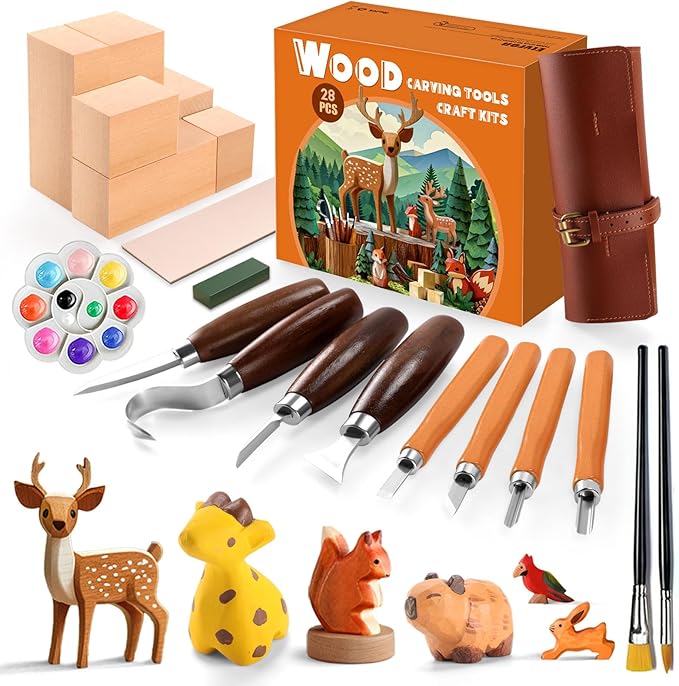 Wood Carving Kit for Beginners by Unknown