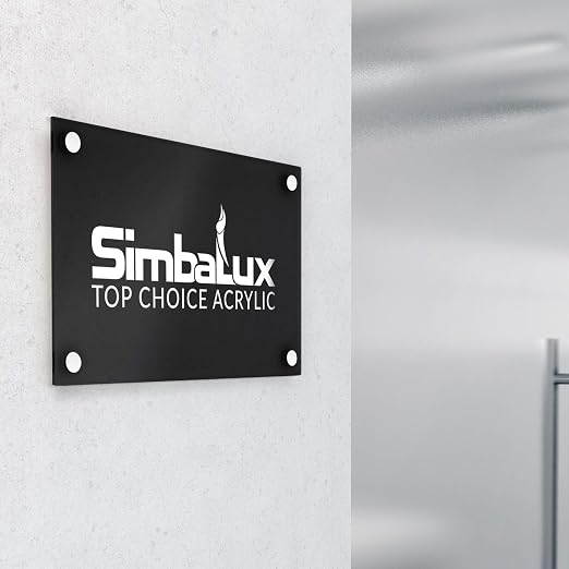 SimbaLux Acrylic Sheet Black Opaque Cast 12” x 12” 1/8” Thick, 2 Pack | Square - Image 8