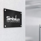 SimbaLux Acrylic Sheet Black Opaque Cast 12” x 12” 1/8” Thick, 2 Pack | Square - Image 8
