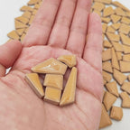 200g Ceramic Mosaic Tiles for Crafts, Irregular Stained Ceramic 0.2"x0.8" - Image 3