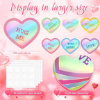 TaoBary 24 Pcs 7.08 Inch Large Heart Cutouts Shiny Iridescent Valentine's Day - Image 5
