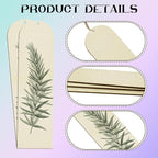 100 PCS Unfinished Wood Bookmark, Arch Wooden Bookmark DIY Bookmarks Tag Label - Image 3