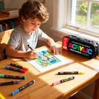 240 Colors Bag Acrylic Paint Markers Set, Soft Flexible Brush Markers - Image 2