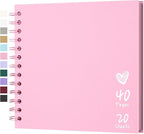 Scrapbook 7x7 Inch DIY Scrapbook Album Hardcover Kraft Paper 40 pages/20 sheets by Hiwhy