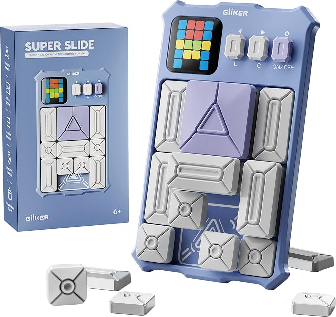 GiiKER Super Slide Puzzle Games, Original 500+ Challenges Brain Teaser Puzzle by GiiKER