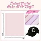 Tintnut Pastel Boho HTV Heat Transfer Vinyl, easy cut & weed, stretch washable - Image 2