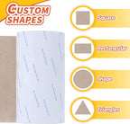 Felt Furniture Pads, Non Slip Self Adhesive Cuttable Felt Tape Beige Heavy Duty - Image 3