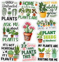 MAIANEY | Funny Plant Lover Sticker Pack 3 Inch – 10PCS Waterproof Vinyl by Maianey