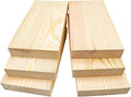 6PCS Rectangle Wood Boards Unfinished Wood Blocks by Anktily