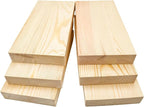 6PCS Rectangle Wood Boards Unfinished Wood Blocks by Anktily