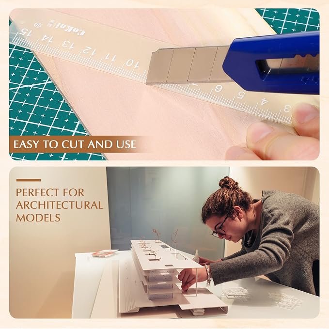Qunclay 30 Pack 4 x 6 Inch Balsa Wood Sheets - Image 5