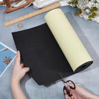BENECREAT 118x11.8 Inch Black Self Adhesive EVA Foam Roll, 2mm Thick Adhesive - Image 3
