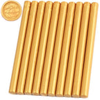 Gold Sealing Wax Sticks, HOSEALING 10pcs Glue Gun Sealing Wax Sticks by HOSEALING