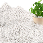 Mulctun 45LB Natural White Rocks, 1/4"-3/4" Garden River Rock, Decorative by Unknown