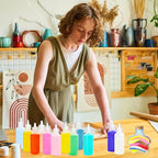 Panxxsen 24PCS Colored Art Sand Kit, 1.25oz Bottles DIY Craft Set - Image 6