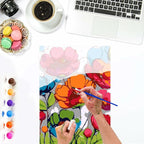 Lxmsja Poppies Paint by Numbers Kit - Image 6