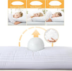 Oubonun Premium Striped Body Pillow, Breathable Cooling Cotton Cover, Soft and - Image 4