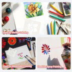Stencils for Painting – 60pcs 3 Inch Small Stencils for Crafts Reusable - Image 4