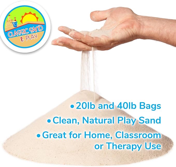Classic Sand and Play Sand for Sandbox, and Outdoor Use, 20 lb. Bag, Wet Castle - Image 7