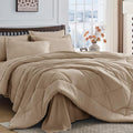 HEVUMYI Khaki Queen Comforter Set by HEVUMYI