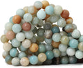 35PCS 10mm Natural Mix Color Amazonite Gemstone Round Loose Beads Stone Beads by CHEAVIAN