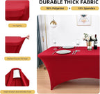 2-Pack 6ft Spandex Table Covers - Image 2