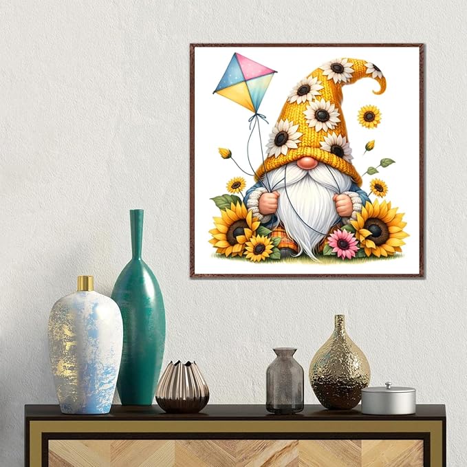 Gnome Stamped Cross Stitch Kits - Image 3