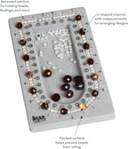 The Beadsmith Mini Bead Board, 16” U-Shaped Channel, 4 x 6.75 inches, Design - Image 4
