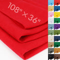 Red Felt Fabric Sheet 108" X 36", 1.4mm Thick Large Soft Durable Flexible Craft by MITINU