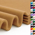 Tan Large Felt Fabric 36" x 36", 1.4 mm Soft Felt Sheet, Nonwoven Fabric by ZANEXIR