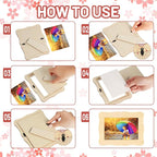 RYKOMO 24 Pack DIY Wooden Picture Frames - Image 5