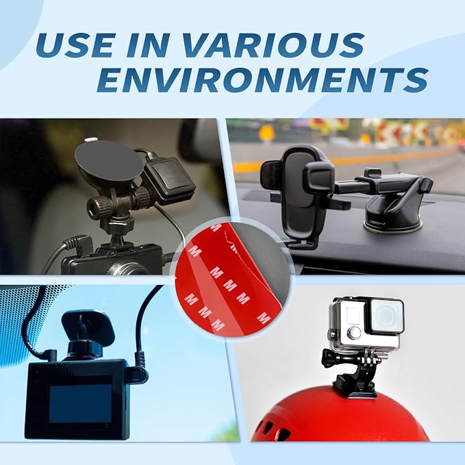 6 Pcs Dash Cam Adhesive Pads, Double Sided Adhesive Pads - Image 4