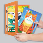 Kids Art Frames, 8.5x11 Front Opening Kids Artwork Frames Changeable, Holds 50 - Image 7