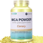 Mica Powder, 7.05OZ（200g）, Canary Mica Powder Pigment by CHANGTIKEJIWelcomeYouOrder