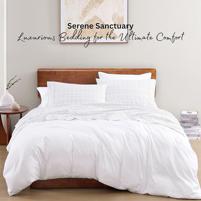 LANE LINEN 100% Organic Cotton Twin Bed Sheets, Mercerized Cotton Fully - Image 7