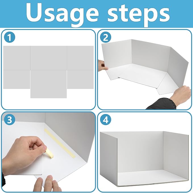 codree 6 Pcs Lengthen Cardboard Diorama Kit, 13 x 8.7 x 8.3 Inch Diorama Box - Image 5