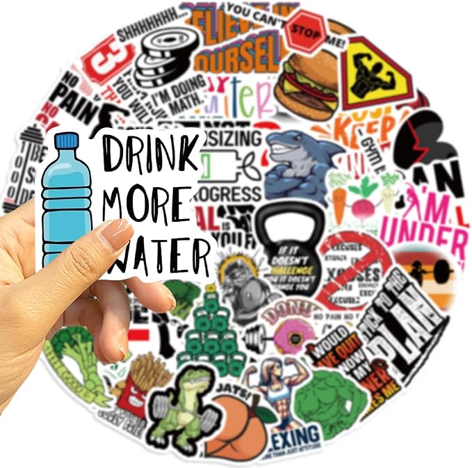Inspirational Fitness Stickers Bulk - Image 5