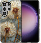 for Samsung Galaxy S25 Ultra Case, Dandelion Stained Glass Pattern Glossy 2 in - Image 2