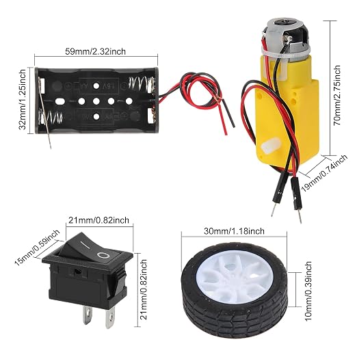 DC Motors Kit DIY Science Projects DC Motor Kit 3V-12V 25000RPM Mini Electric - Image 6